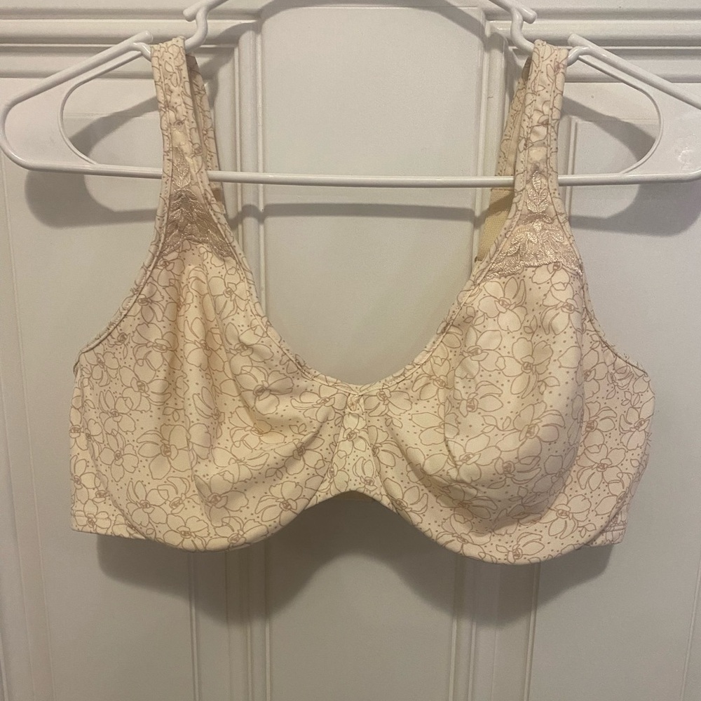 Bali ivory floral minimizer bra